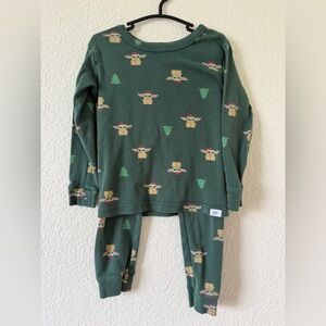 Baby Yoda Christmas Pajamas